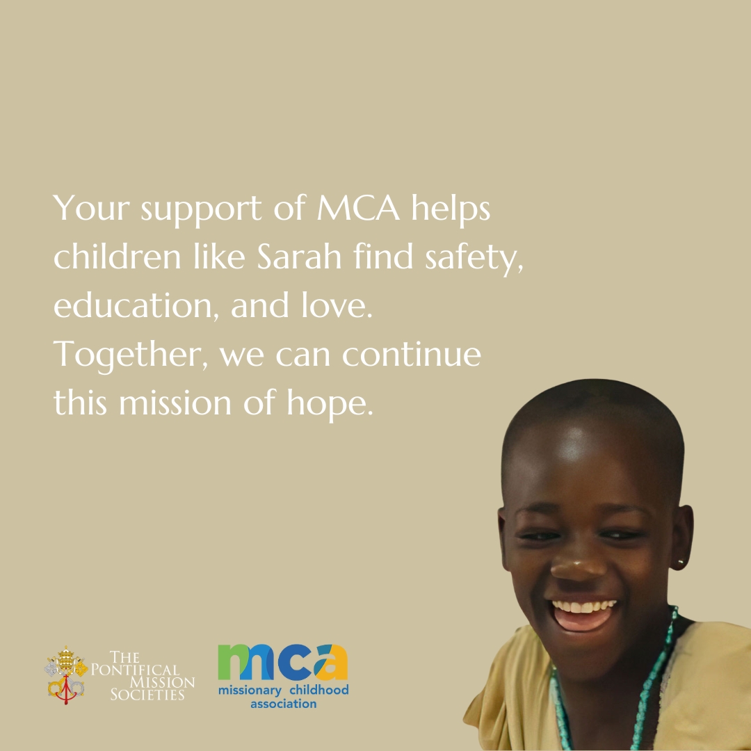 MCA embodies the vision of “children helping children,” where young ones pray and sacrifice for their peers in need worldwide. 

Swipe to meet Sarah, a shining example of the impact your support makes. 🌍🙏

#ChildrenHelpingChildren #MCA  #ThePontificalMissionSocieties