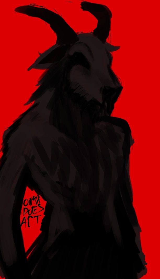 Onyxdoesart's tweet photo. GOATMAN. https://t.co/RSwtz7TA4C