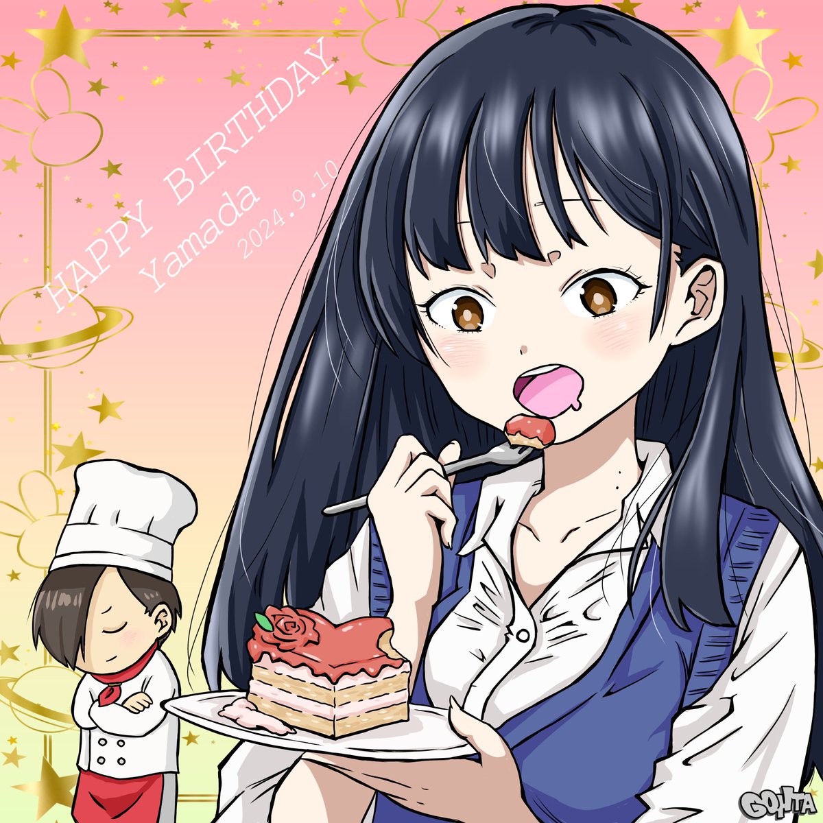 やまだはぴば🎉

#イラスト #僕ヤバ
#山田杏奈生誕祭
#山田杏奈生誕祭2024 
#僕ヤバ山田生誕祭2024