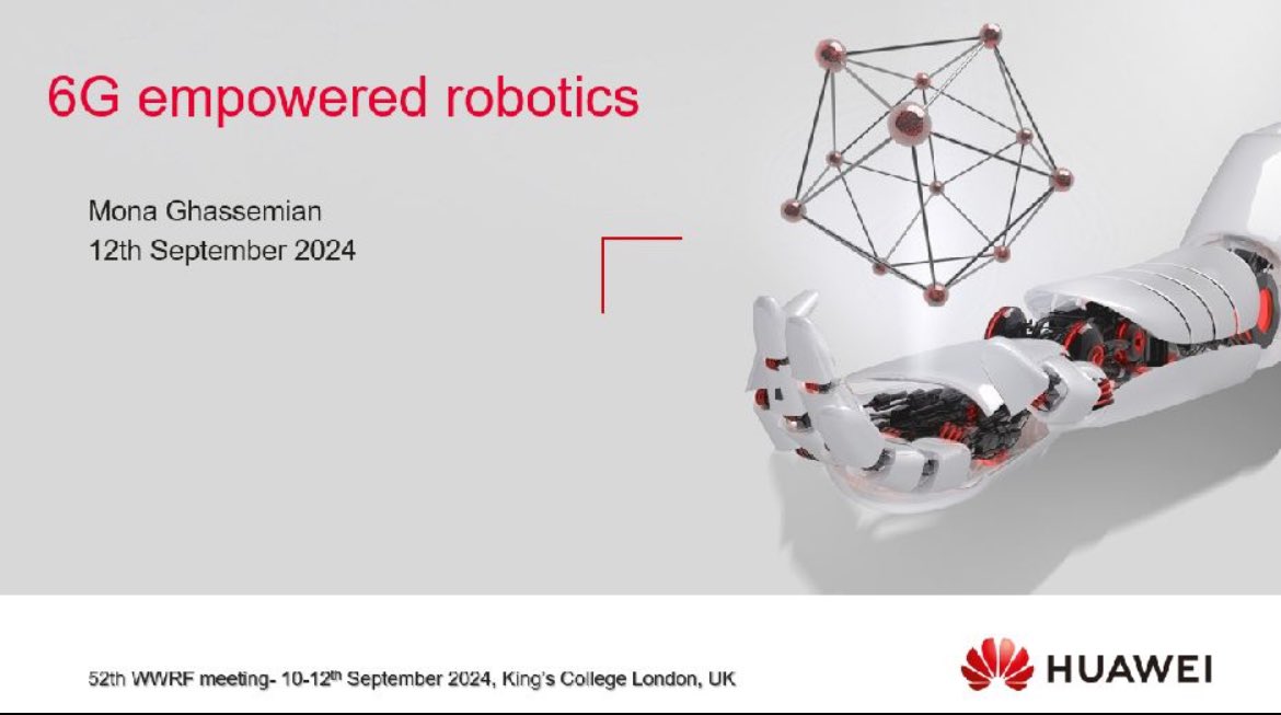 monagreenwich's tweet photo. Looking forward to participating and speaking at #WWRF52 later this week at King's College London! 🤖📡 

#6G #ISAC #Robotics #Innovation #standardisation #IEEE #ETSI #3GPP #IMT2030 https://t.co/7ECfck25i7
