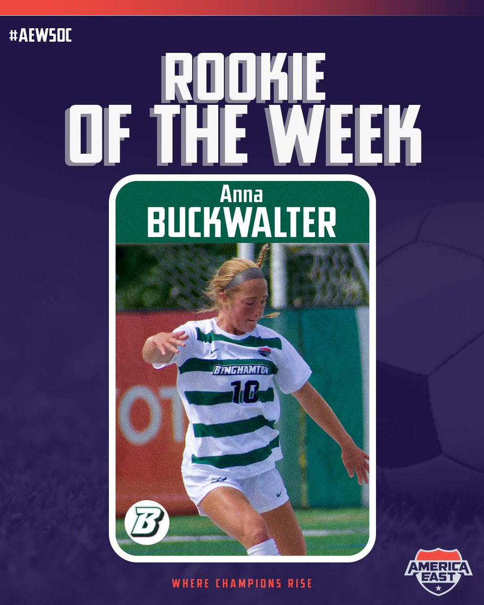 AmericaEast's tweet image. Several #AEWSOC teams continued strong starts to their seasons last week as conference teams combined to go 7-5-2. Maine, New Hampshire and Vermont, the three teams with the top win percentages in the league thus far, all went unbeaten last week

~ Weekly Honors~ 

Offensive