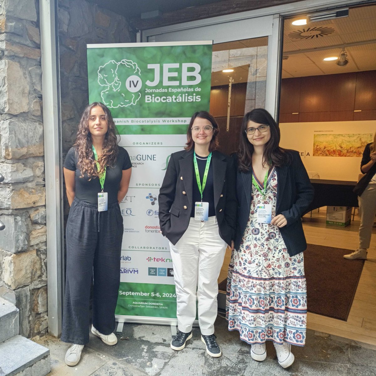 Julia, Paula and Silvia last week at #JEB2024 <a href="/SSebiot/">SSebiot</a>👩‍🔬