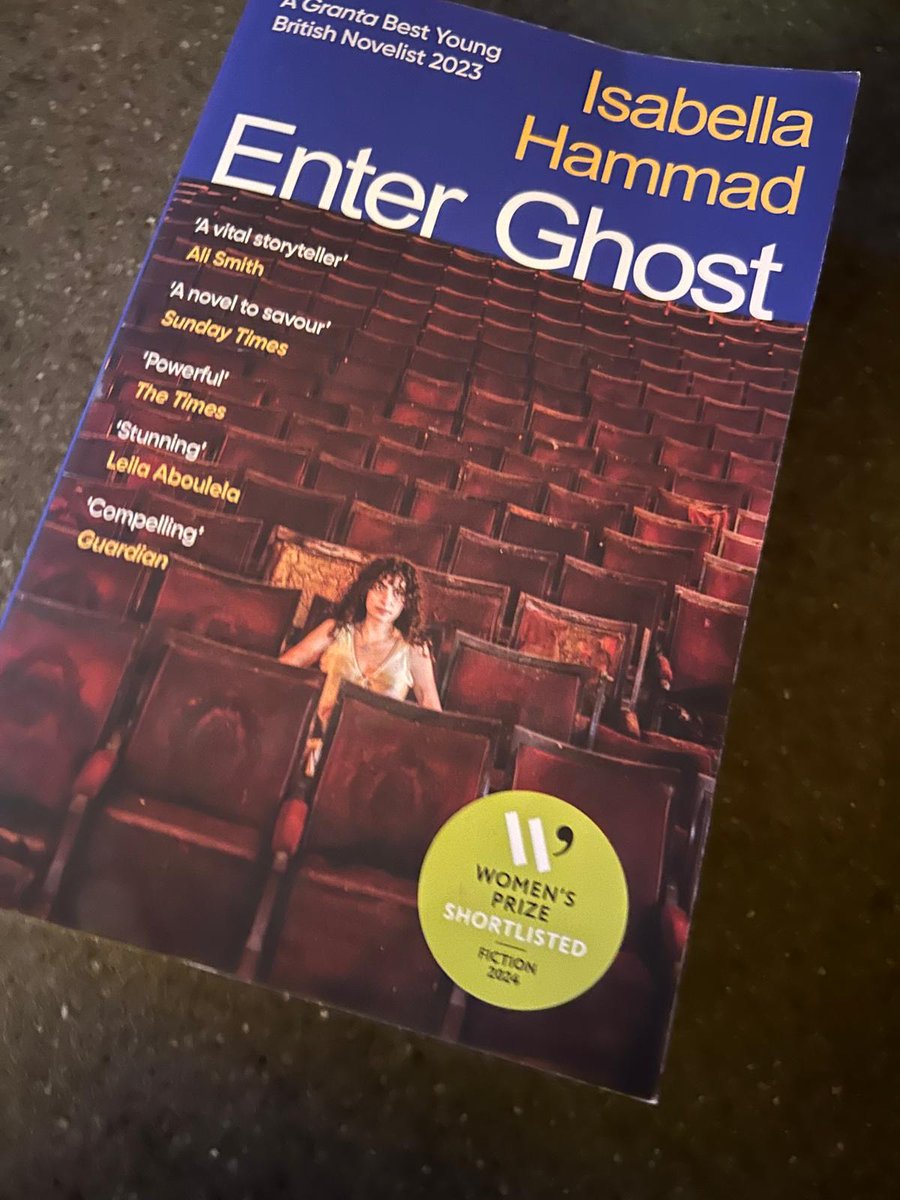 What a stunning book this has shown itself to be; I’m entranced. Isabella Hammad, a British-Palestinian writer, trains her sharp and empathetic eye on a production of Hamlet in the West Bank. But there’s so much more at play here. Magisterial. Read it if you can.