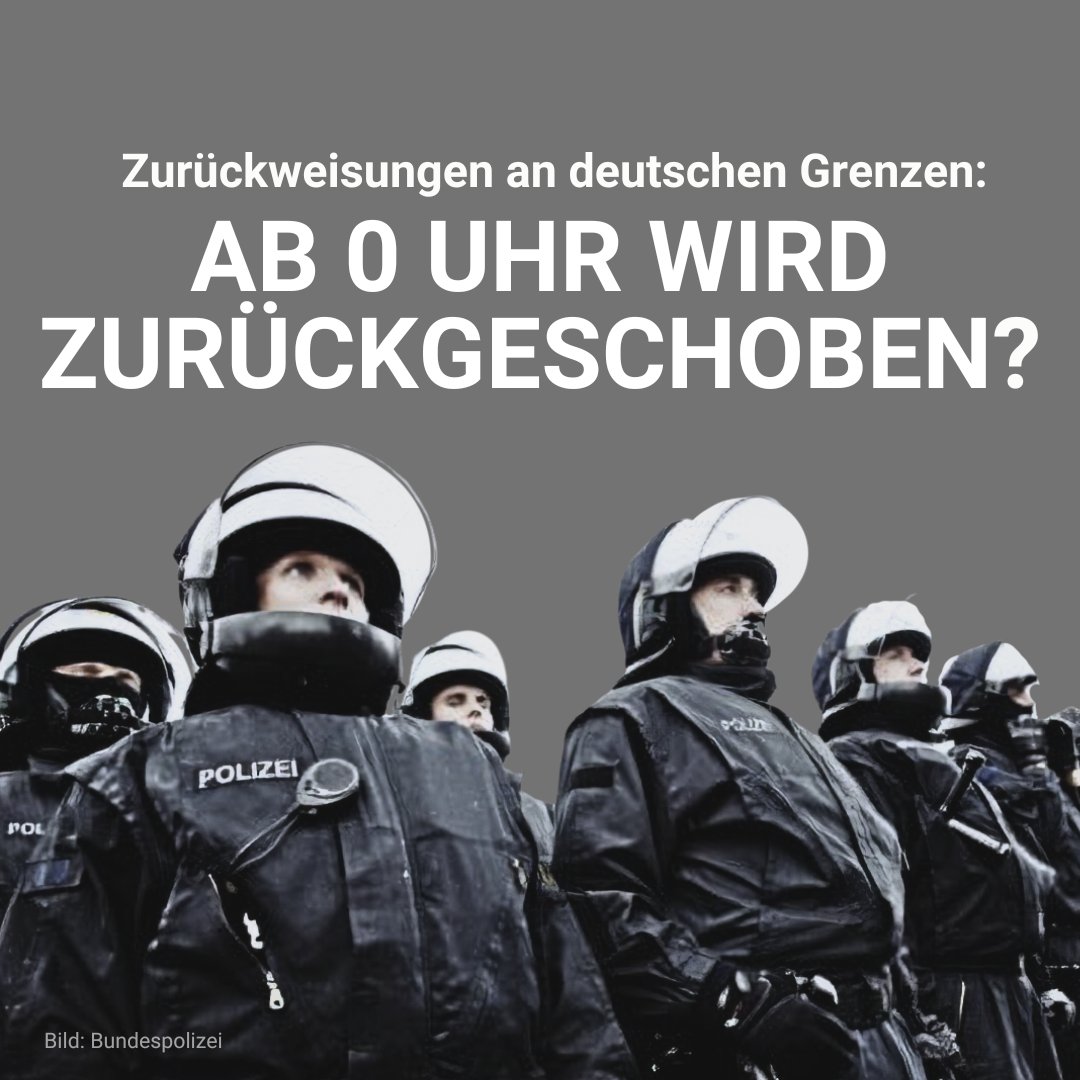 Massenhafte #Pushbacks auch an deutschen Grenzen. Nicht mehr nur ein  Wunschtraum von Rechtsradikalen, nicht mehr nur eine populistische Forderung der Opposition – sondern jetzt die Realität unter einer Regierung von Sozialdemokraten, Grünen und Liberalen.
#Zurückweisungen