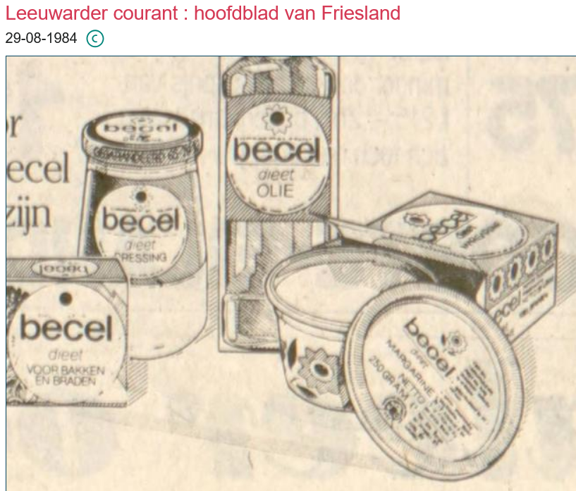 Lekjutter's tweet photo. Margarine kuipje van #Becel met zonnebloem op steel dessin wat tot in 1984 gebruikt werd. 
In 1985 was het steeltje verdwenen en waren de blaadjes direct tegen de bloem getekend. 
Eerste helft jaren "60  werd het nog verpakt in blik. https://t.co/yZVDPsVVZ5