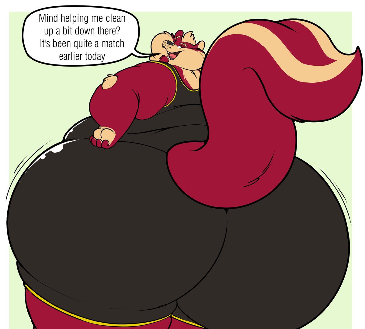 'Do me a a favour kid and grab me a towel!'
🎨: <a href="/WereBearista/">WereBearista ✈️ ????</a>