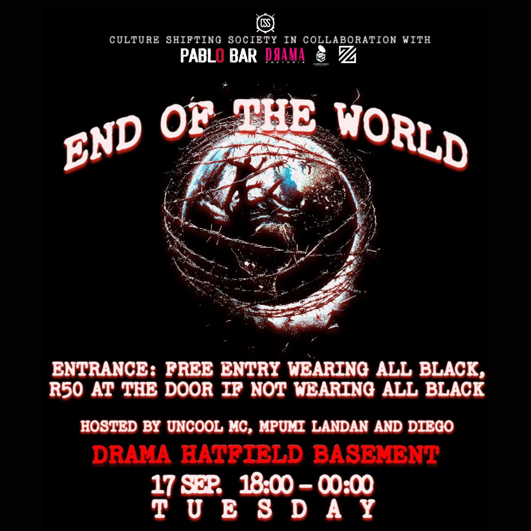 HomeComingEvent's tweet photo. THE COUNTDOWN BEGINS! #EndofTheWorld 🌍❌

You haven’t seen anything like this, and you won’t see it again! Tuesday, 17 September 2024 🤫

Are you ready? https://t.co/twUY4Qkgnp