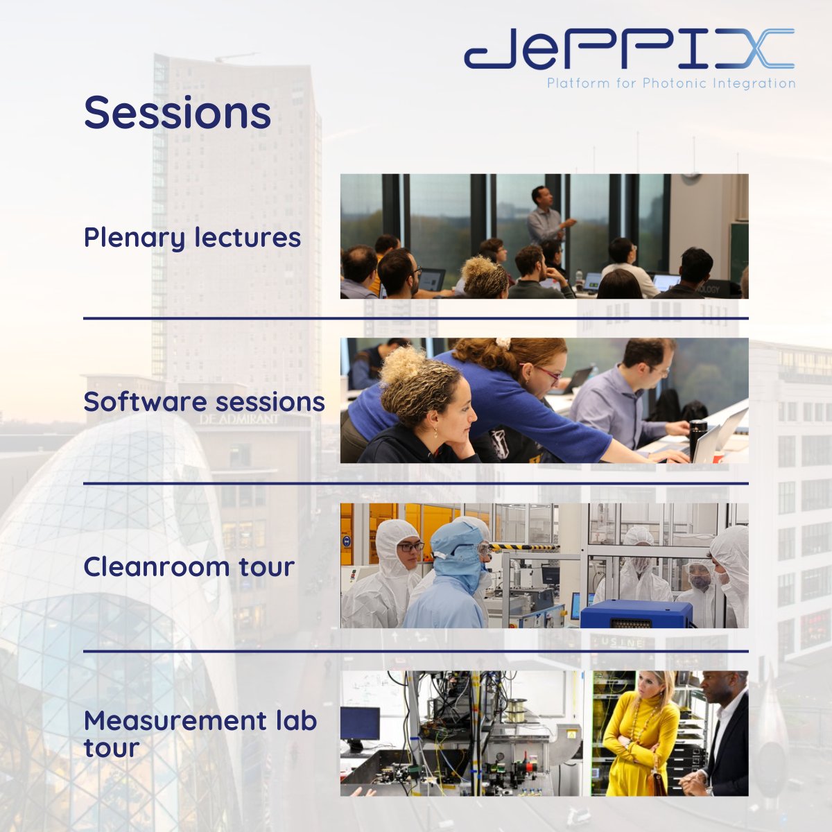 The JePPIX PIC Design Course is getting closer! Do you still want to secure a spot? 💡 You have until September 30 to register via our website: jeppix.eu/pic-design-cou… 

Swipe through the slides below for a quick rundown 👇🏼

#photonicseu #picdesigncourse