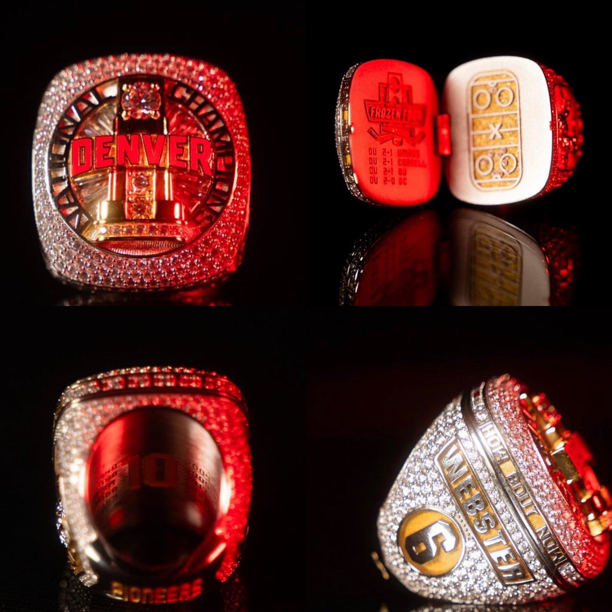BarstoolDenver's tweet photo. DU’s 10th national championship ring looks unbelievable

#Tenver https://t.co/Wwg2oTrJAL