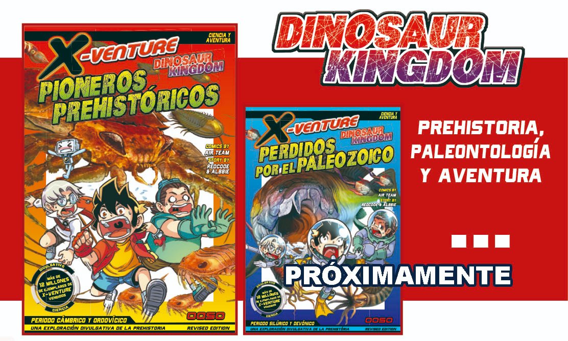 oosocomic's tweet photo. La mejor VUELTA AL COLE es con la serie DIVULGATIVA #XVENTURE #SCIENCEMANGA🙌
🧬🫀#ANATOMIA-#MEDICINA-#BIOLOGIA:  #XVENTURE, El cuerpo en crisis
🦁🐯#ZOOLOGIA: XVENTURE, Primal power
🦴🦕🦖#prehistoria-#paleontologia: XVENTURE, #dinosaur kingdom
👉en castellano, català, euskera https://t.co/YwaQPmjjyp