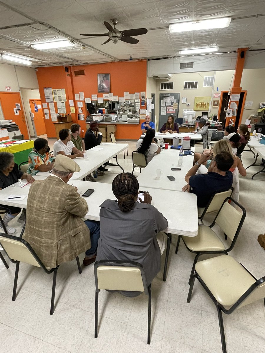 AlderSonnier's tweet photo. Thank u 2 Miss Ollie Stewart for allowing us to use the Southside Wellness Center!
Thank u 2 all 7th Ward residents 4 always answering the call and engaging! #EquitableDevelopment is a commitment - and I’m excited 2 see our ward continue to progress & have space for #ALLNotSome. https://t.co/NWYVkgk4ry