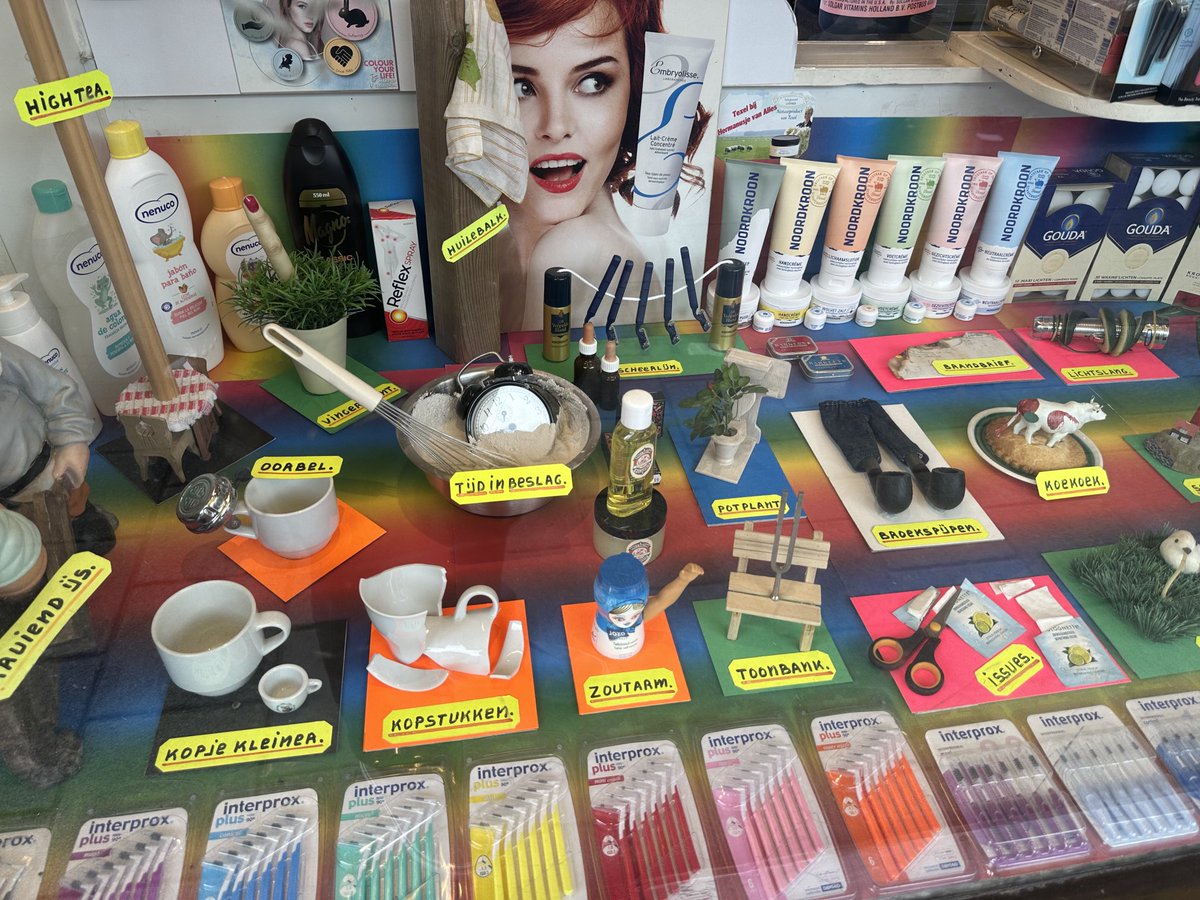 De drogist op de Westerstraat is een taalkunstenaar