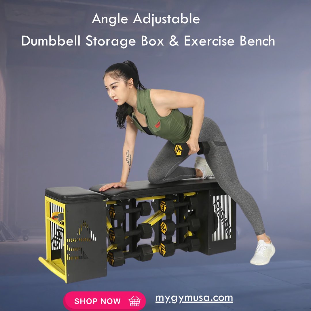 MyGymUsa's tweet photo. Maximize your workout space with our Angle Adjustable Dumbbell Storage Box &amp; Exercise Bench! 💪🧰 This versatile bench doubles as a storage solution for your dumbbells, keeping your gym tidy.
Shop Now: https://t.co/uT0iBE6L6K
#HomeGymEssentials #ExerciseBench https://t.co/kb7Vbptlj4