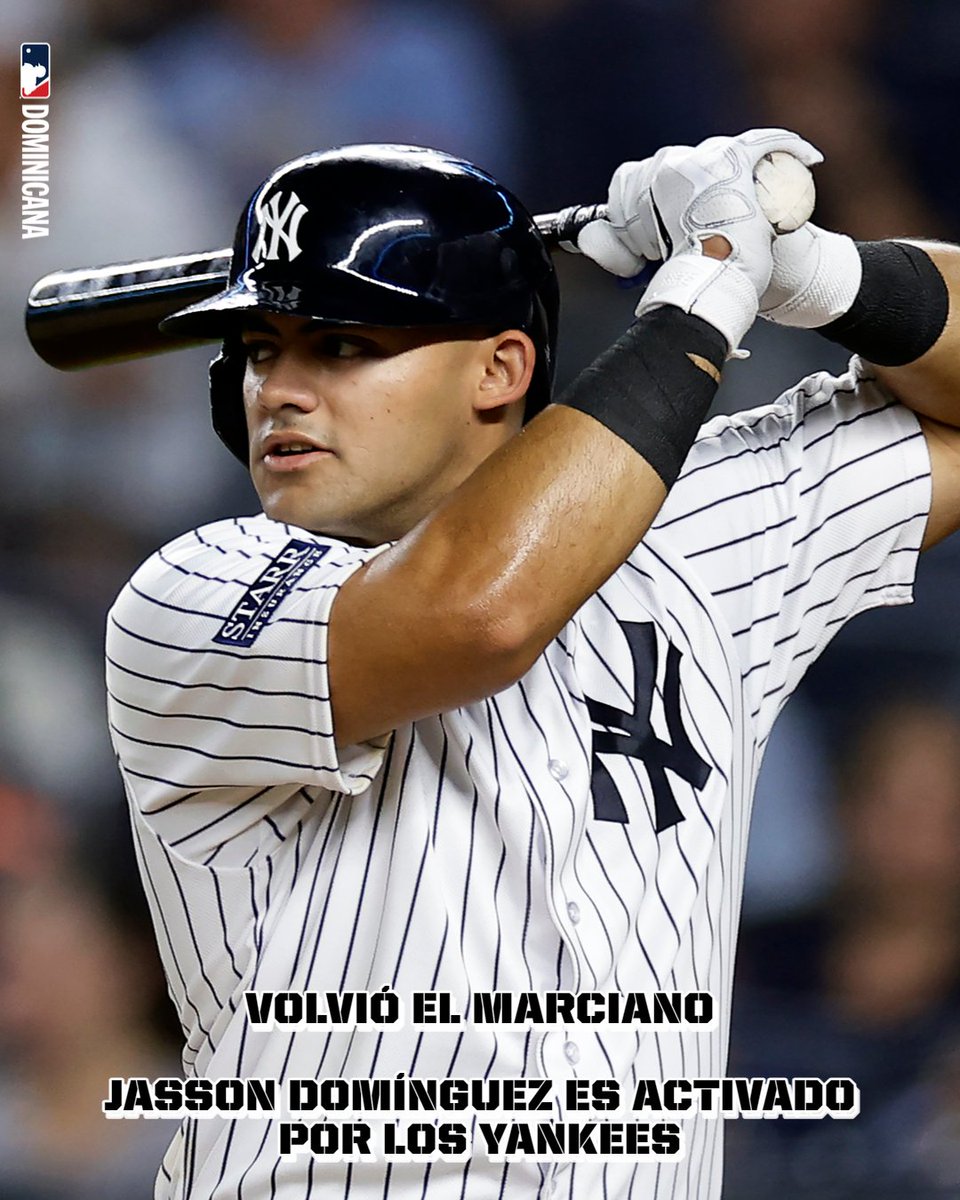 Jasson Domínguez los espera en El Bronx. 😤