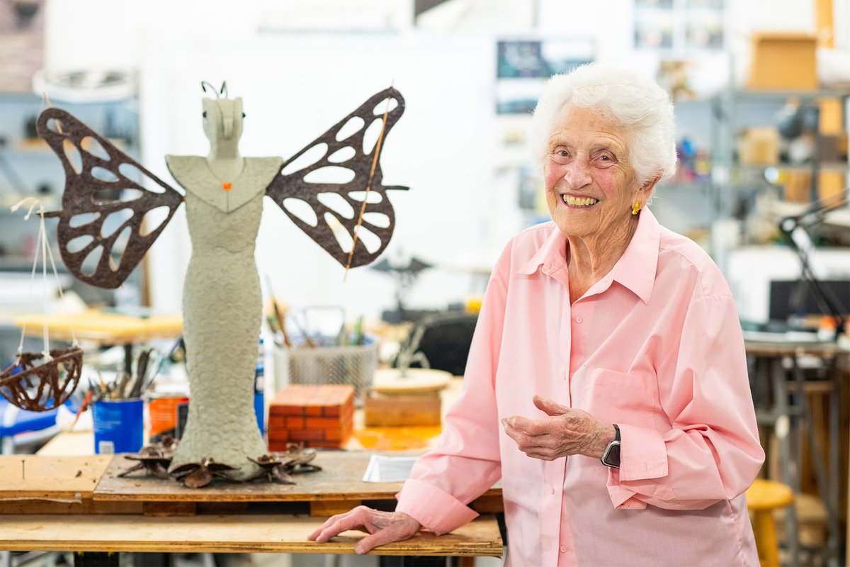 At 95, a sculptor of beloved Boston landmarks and alumna reflects on molding her life to fit her art—and shares the story behind those iconic ducklings

Read the full story on Tufts Now: bit.ly/3ZfYtLu