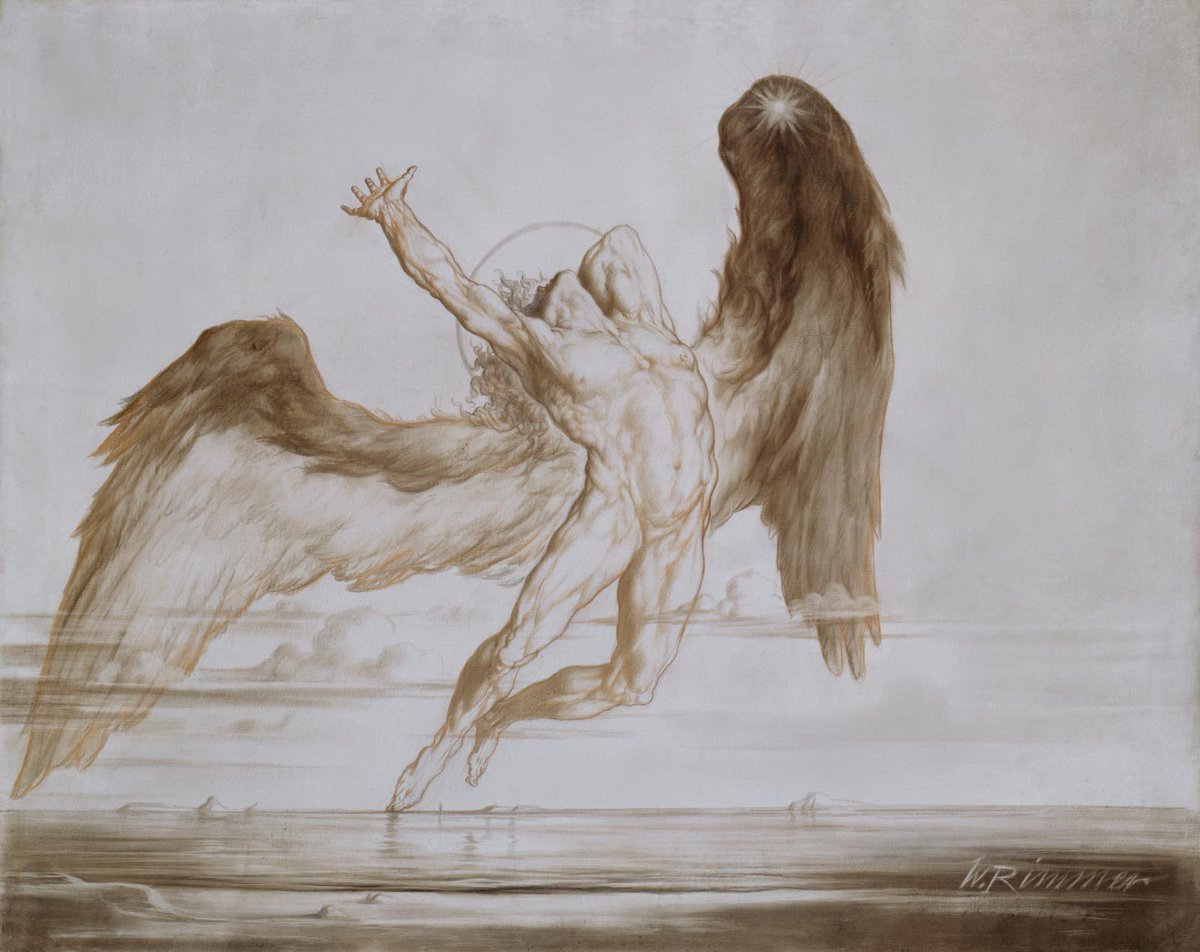 joanpopejoan's tweet photo. Evening (The Fall of Day) by William Rimmer, 1870 https://t.co/IzZme5j83A