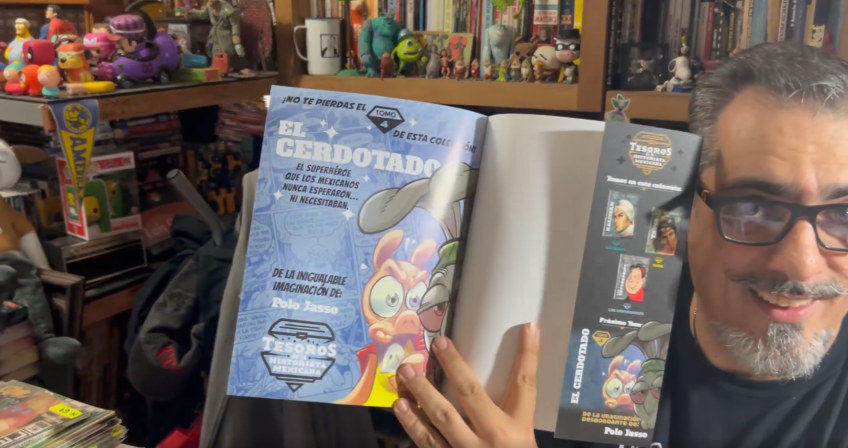 El cuarto ejemplar de la serie 'Tesoros de la Historieta Mexicana' está dedicado a 'El Cerdotado', esto lo comentó <a href="/gantusluis/">Luis Gantus</a> con un video. acortar.link/jpQ46l