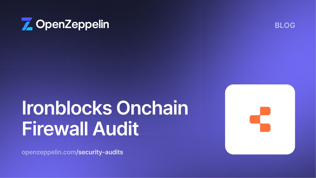 OpenZeppelin (@openzeppelin) on Twitter photo <a href="/Ironblocks_/">Ironblocks</a> 🛡️ <a href="/OpenZeppelin/">OpenZeppelin</a>
Interested in learning how an on-chain firewall can prevent exploits before reaching your smart contracts using <a href="/VennBuild/">Venn Network</a> decentralized transaction validation?
Read the Onchain Firewall Audit blog post and check this thread for a system overview, <a href="/Ironblocks_/">Ironblocks</a> 🛡️ <a href="/OpenZeppelin/">OpenZeppelin</a>
Interested in learning how an on-chain firewall can prevent exploits before reaching your smart contracts using <a href="/VennBuild/">Venn Network</a> decentralized transaction validation?
Read the Onchain Firewall Audit blog post and check this thread for a system overview,