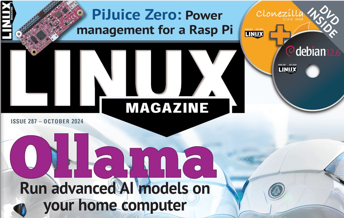 linux_pro's tweet photo. The October issue has been released! Check out what's inside this month, and remember you get your copy faster and at the best price when you order from us https://t.co/JRTf87V92j
#Linux #OpenSource #Ollama #Debian #Clonezilla #RaspPi #PiJuice #AI #LLMs #kernel #FOSS #SysLinuxOS https://t.co/SSkQyjaPQm