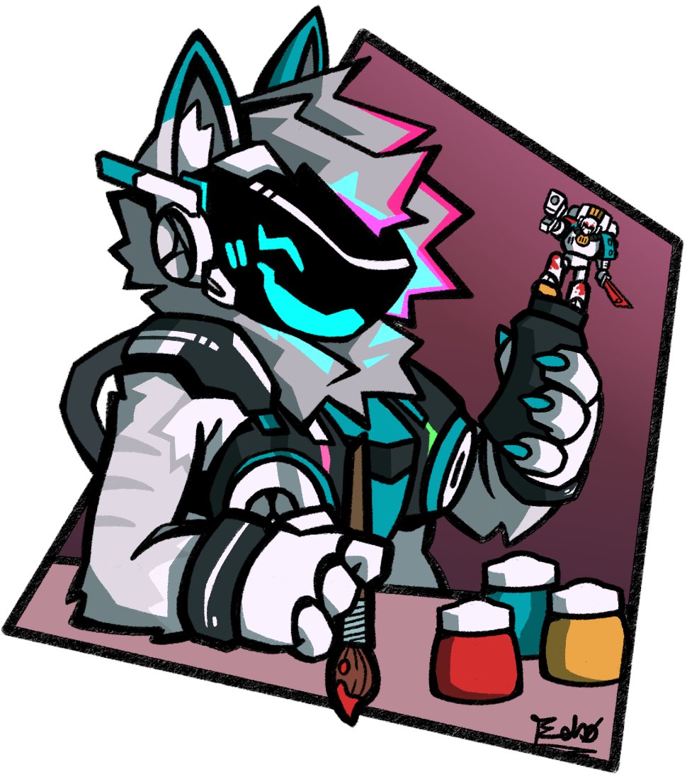 Commission done, epic

#furryart #furrycommission #digitalart #digitalartist #protogen #mamagen