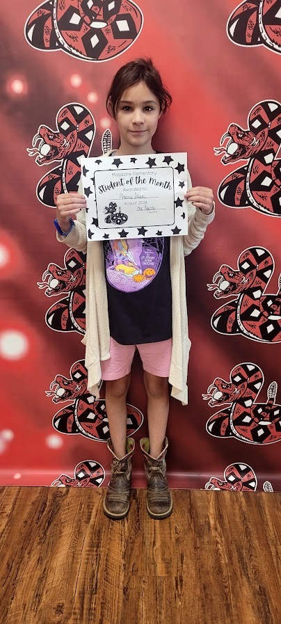 magazine_school's tweet image. Rattler Family, Phoenix Dobson was named the August Student of the Month in Ms. Lowder&apos;s fifth-grade class. Join us in congratulating her on this great honor by liking and sharing this post. #RattlerPride #RattlerFamily #LearningIsRequired