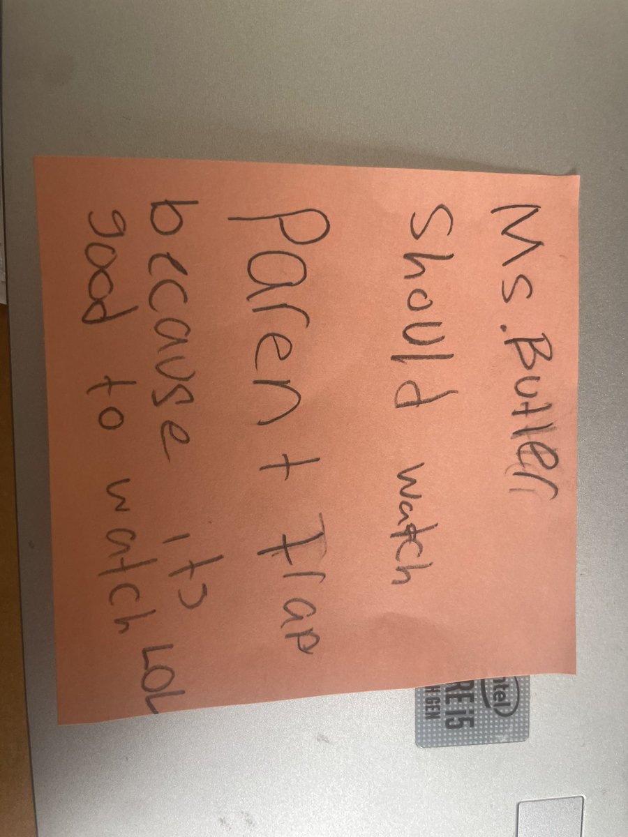 Some tv recommendations in grade 7 ! Starting class off with some serious discussion ! 💭