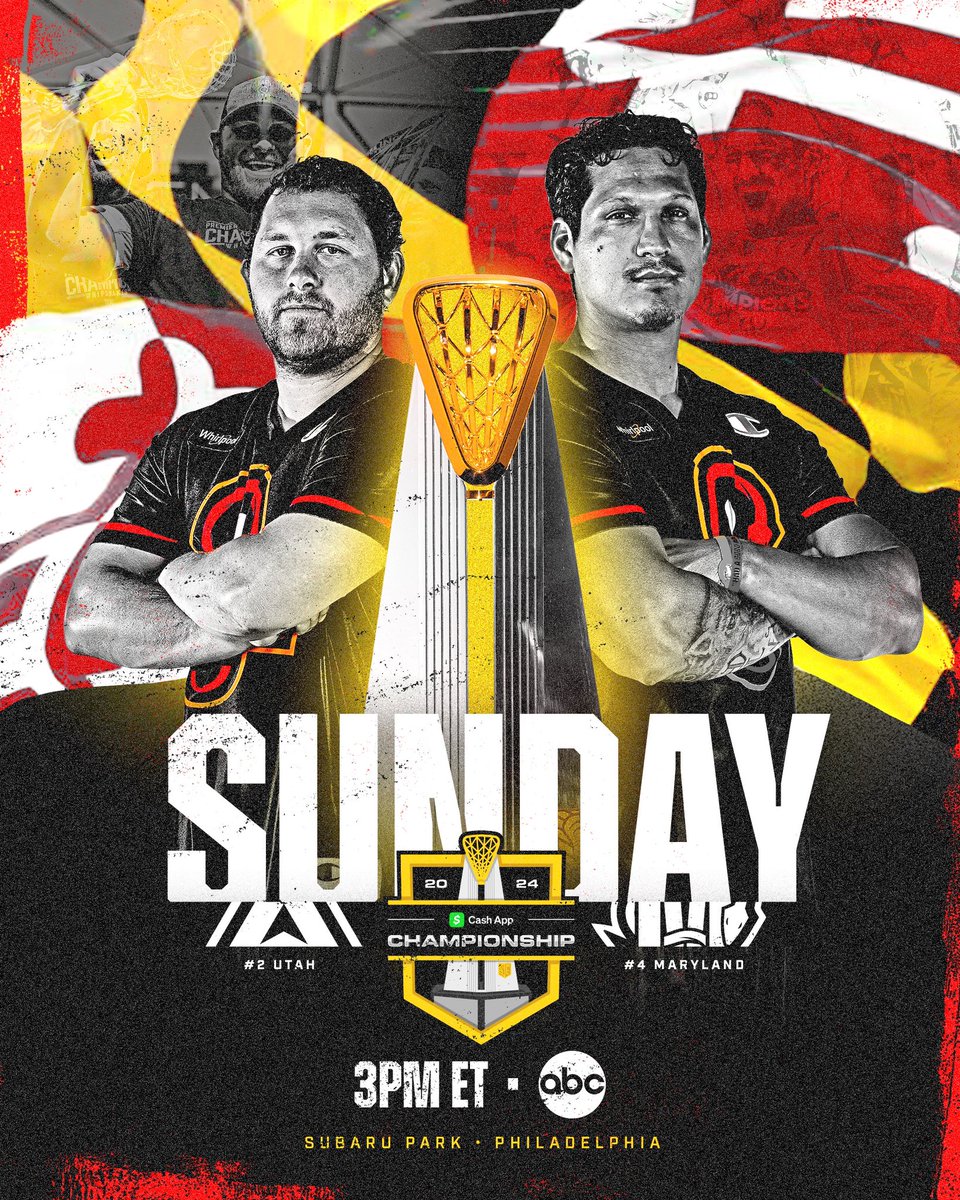 PLLWhipsnakes's tweet photo. Six seasons. Four Championship Appearances. 

It was only a matter of time before the Whips were back in Philadelphia! 🏆👏

Sunday | 3pm ET
📺 ABC https://t.co/Fl6wRbZti3