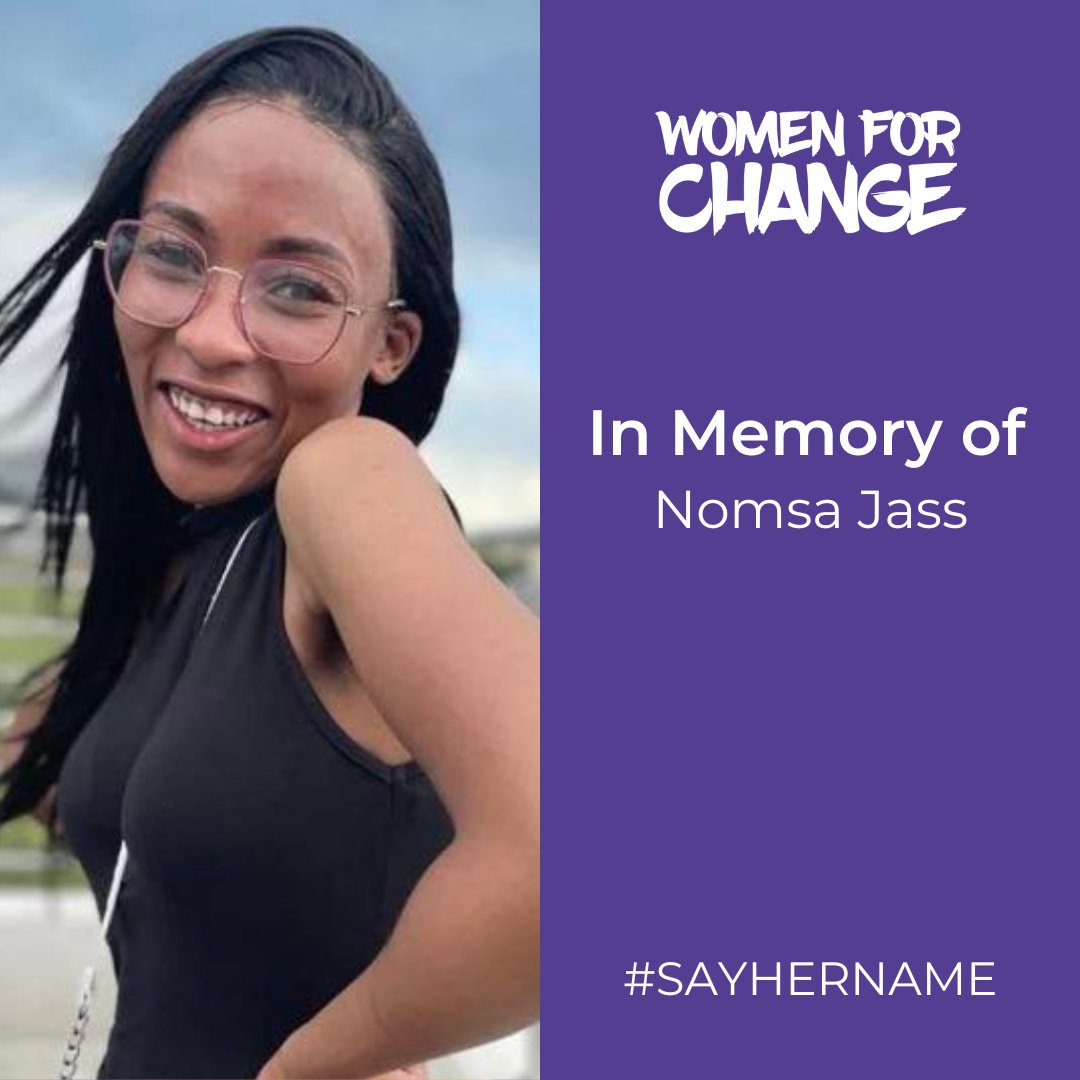 womenforchange5's tweet photo. Nomsa Jass, 26, lifeless body was found in the bushes along the R501 road near Carletonville on 8 September 2024. She was last seen leaving her workplace at Mooirivier Mall in Potchefstroom on 25 August 2024. Nomsa’s vehicle was found abandoned in Springs a couple of days after her disappearance. A joint operation led the police to arrest the suspect and find Nomsa’s partially decomposed body on 8 September 2024. The suspect was arrested and charged with kidnapping, robbery and murder. We were praying to find Nomsa alive, and we are heartbroken over the loss of such a beautiful soul. Fly high, Sister. #womenforchange #sayhername