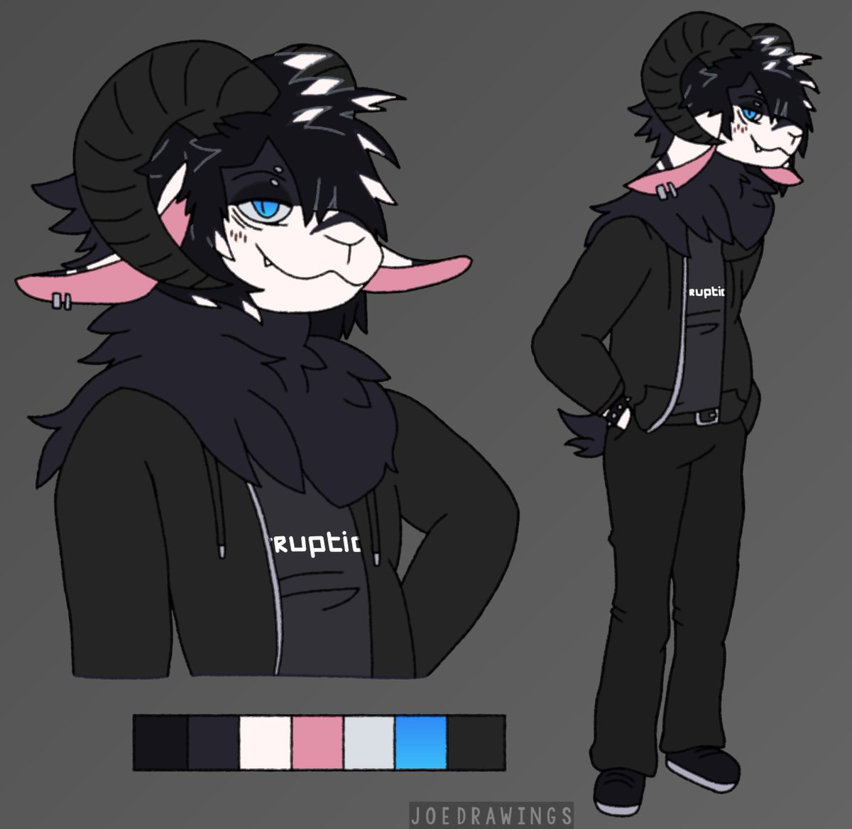 kudafolf's tweet photo. new goat!!!!!! made by my amazing bf 
@joedrawings

tags 
#furry #furryart #furrycommision #furryfandom #furryarwork #FurryFriday #goat #OCmy https://t.co/cxeMWcraRg
