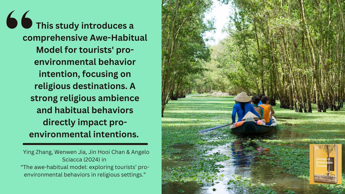 Journal of Sustainable Tourism tweet media