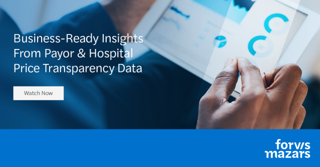 HaleyKAdrian's tweet photo. See how data can help providers negotiate contracted rates, secure payments, and set pricing in this video from @ForvisMazarsUS: https://t.co/D4nXlAoaun https://t.co/BZFciGyqnW