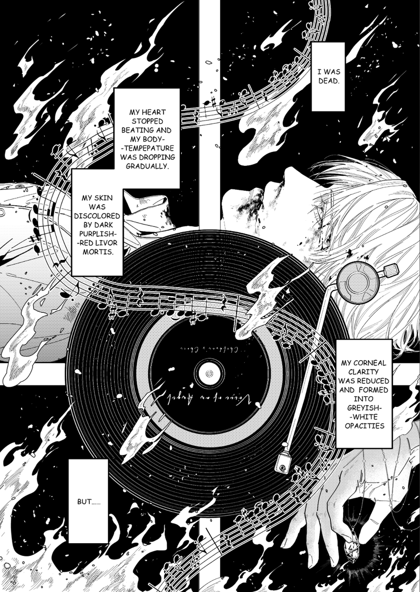 GodsstationSTL's tweet image. #OC #創作BL ✡️&lt;Withered Branches ∞ Abundant Fruit&gt;✡️
🟡Chapter01-The Day I Died (1/8)
🟡SEME-Colt / UKE-Elijah
🟡Read from RIGHT to LEFT
This is a story in a paranormal setting that ties in with &lt;SANCTIFY&gt;, but can be read without having read &lt;SANCTIFY&gt;. I did the painting…