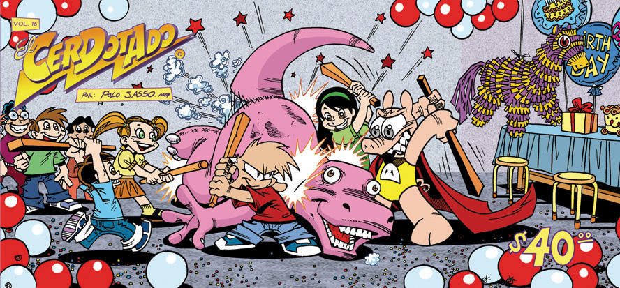 En 1993 aparece el actual sucesor de 'El Cerdotado' en la revista de historietas 'PsyComix' con 'La Venganza del Hijo de El Cerdotado'. acortar.link/jpQ46l