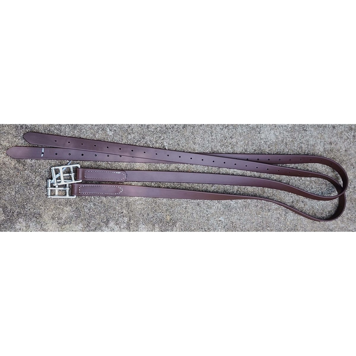 2 Pack English Beta Biothane Brown Stirrup Leathers 55" X 1" showmecountry.com/product/2-pack…