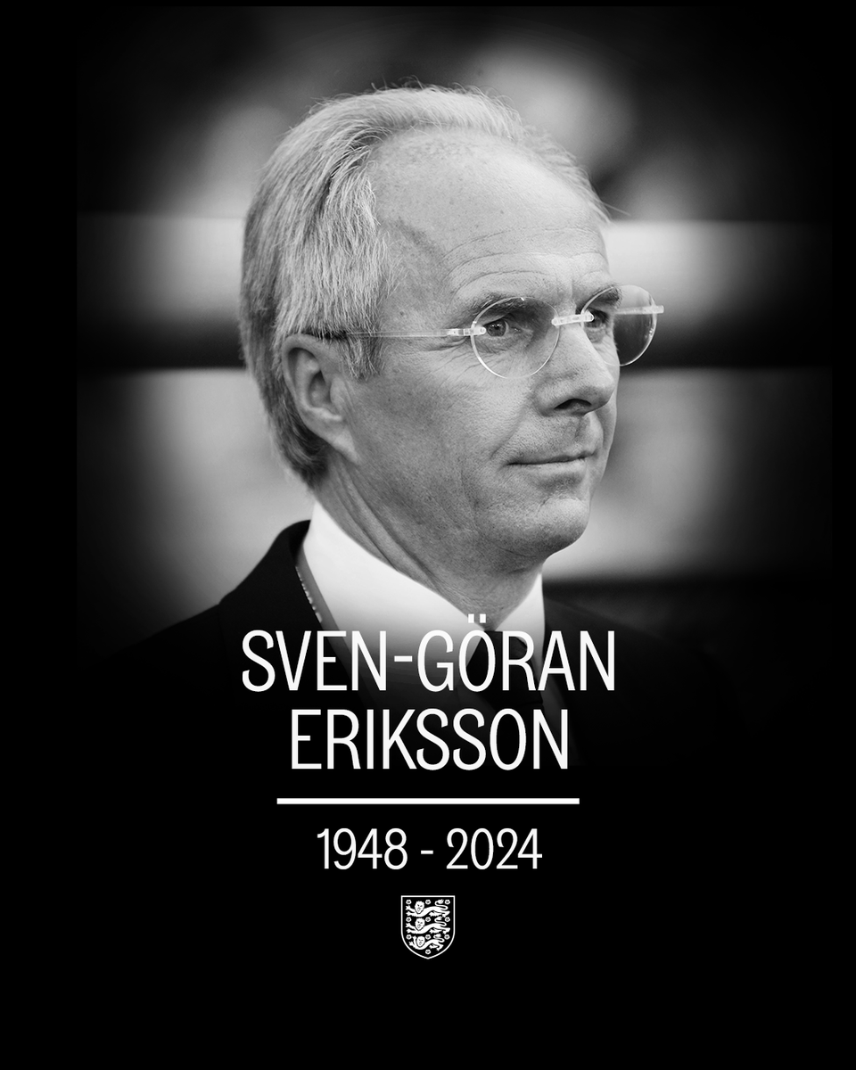 England's tweet photo. Sven-Göran Eriksson ❤️

We will celebrate the life of our former manager ahead of tonight's game against Finland at Wembley Stadium. https://t.co/ZtKiehuMDC