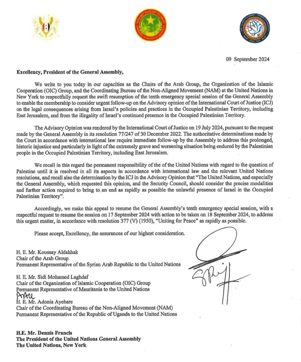 State of Palestine tweet media