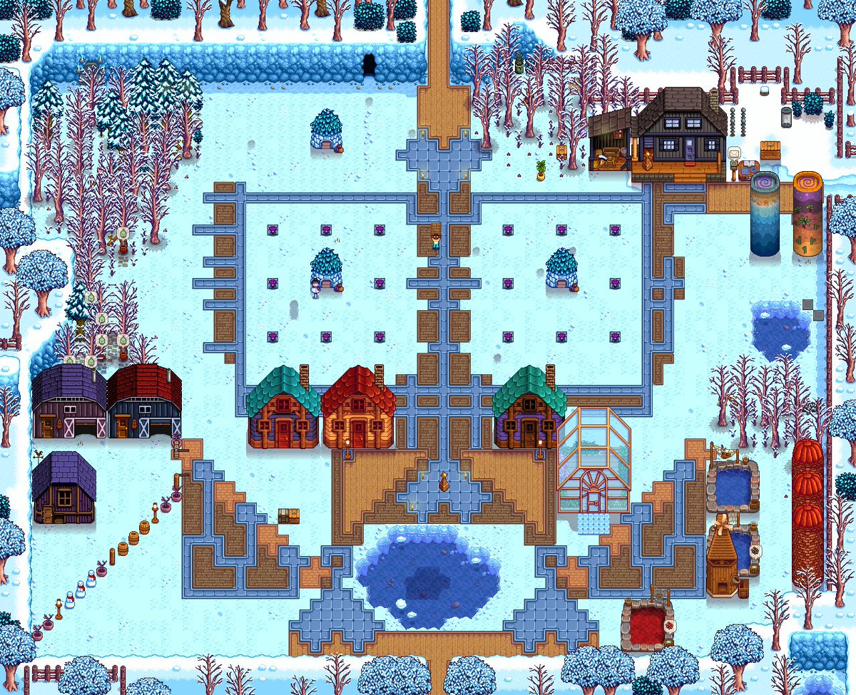 Been loving to design, was deep into Stardew valley years back for designing the farm alone.