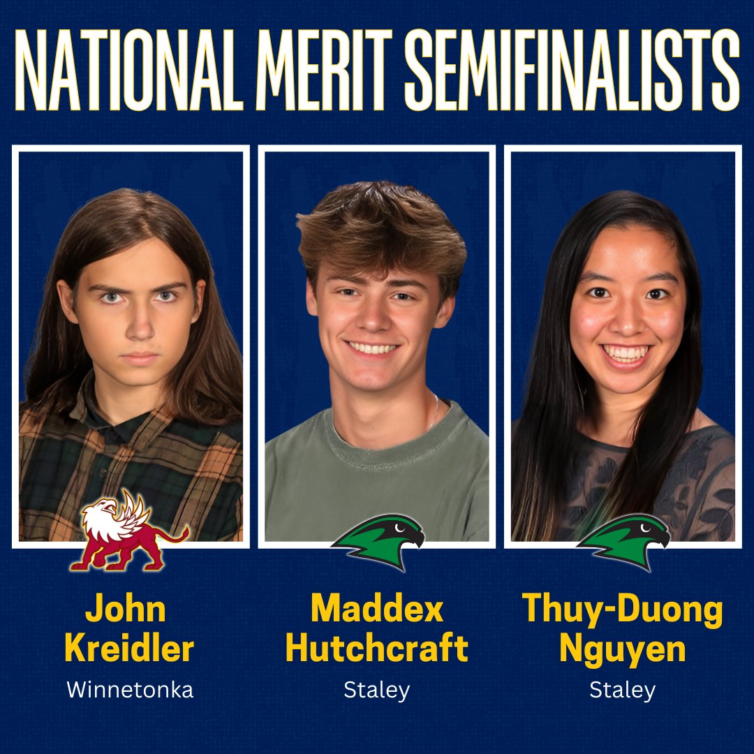 NKCSchools's tweet photo. Huge congrats to our 2025 @nationalmerit Semifinalists! These students are among 6,000 across the country recognized for their academic excellence. Each now has the chance to win one of over 7,500 scholarships, totaling over $33 million! We are so proud of their hard work. https://t.co/B5dBt68VVr
