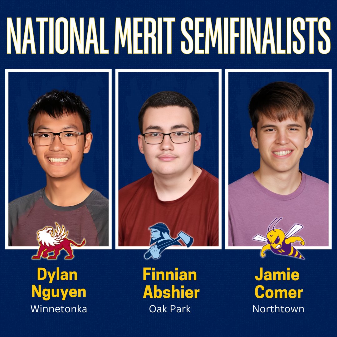NKCSchools's tweet photo. Huge congrats to our 2025 @nationalmerit Semifinalists! These students are among 6,000 across the country recognized for their academic excellence. Each now has the chance to win one of over 7,500 scholarships, totaling over $33 million! We are so proud of their hard work. https://t.co/B5dBt68VVr