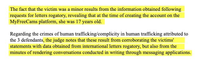CrayonMurders's tweet photo. 2/  A scathing new document has been released from the Bucharest court detailing the circumstances of the victims in the second Romanian case.

Vivien’s age was corroborated by witnesses, chat messages, and data from international letters rogatory. https://t.co/AL7hRkDp4x