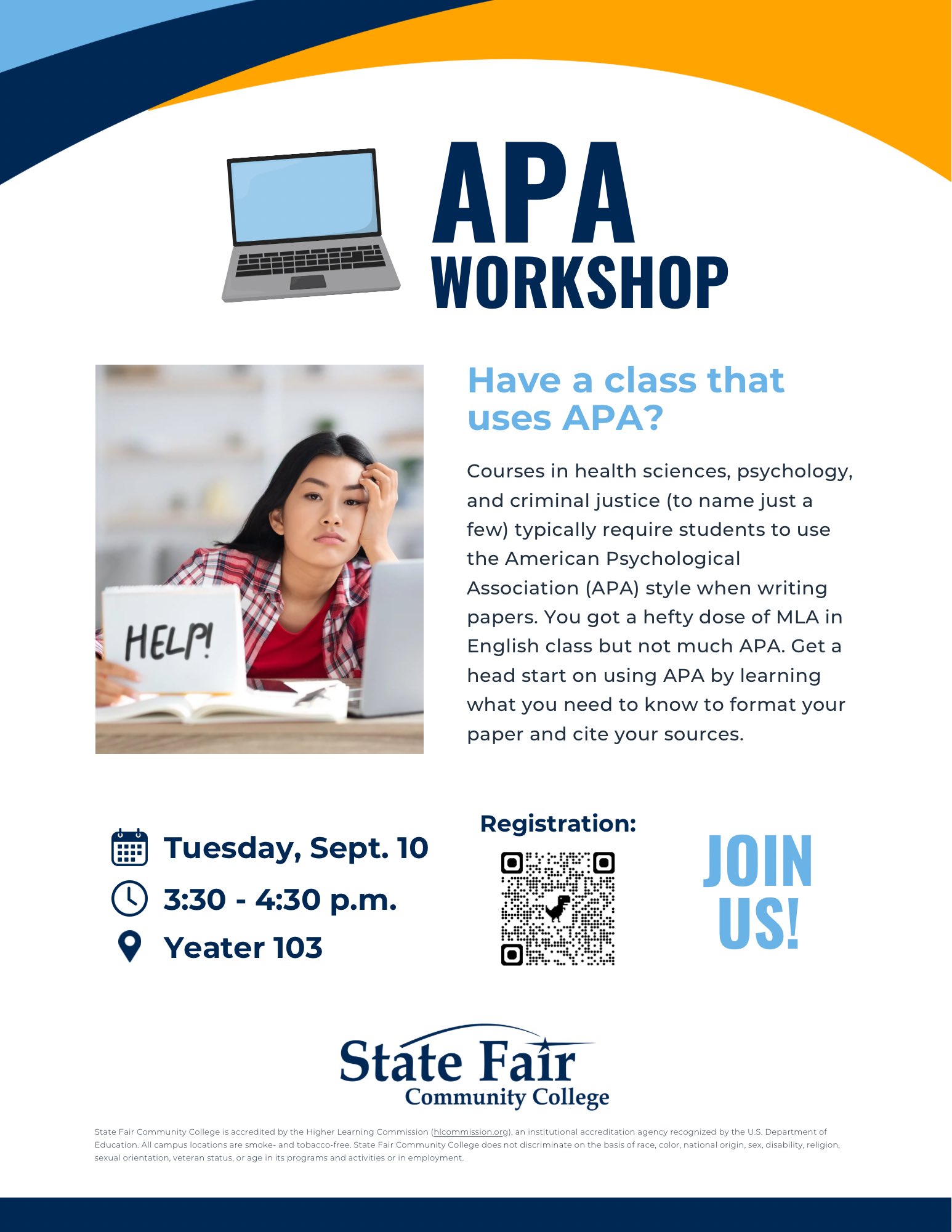State Fair Community College on X: &ldquo;Struggling with APA style? We 