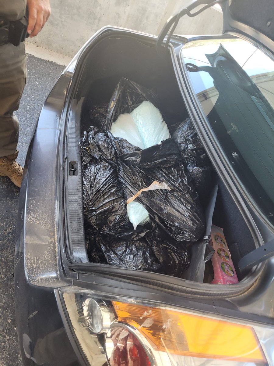 CBPCommissioner's tweet photo. As part of #OperationApollo, agents seized 168 lbs of narcotics containing fentanyl worth $1.3 million at a checkpoint on I-8. @CBP is leading the federal government’s fight against fentanyl and continues to take decisive https://t.co/c4B62YEHRd➡️https://t.co/GMLxmI6goG https://t.co/688ICX5Fq5