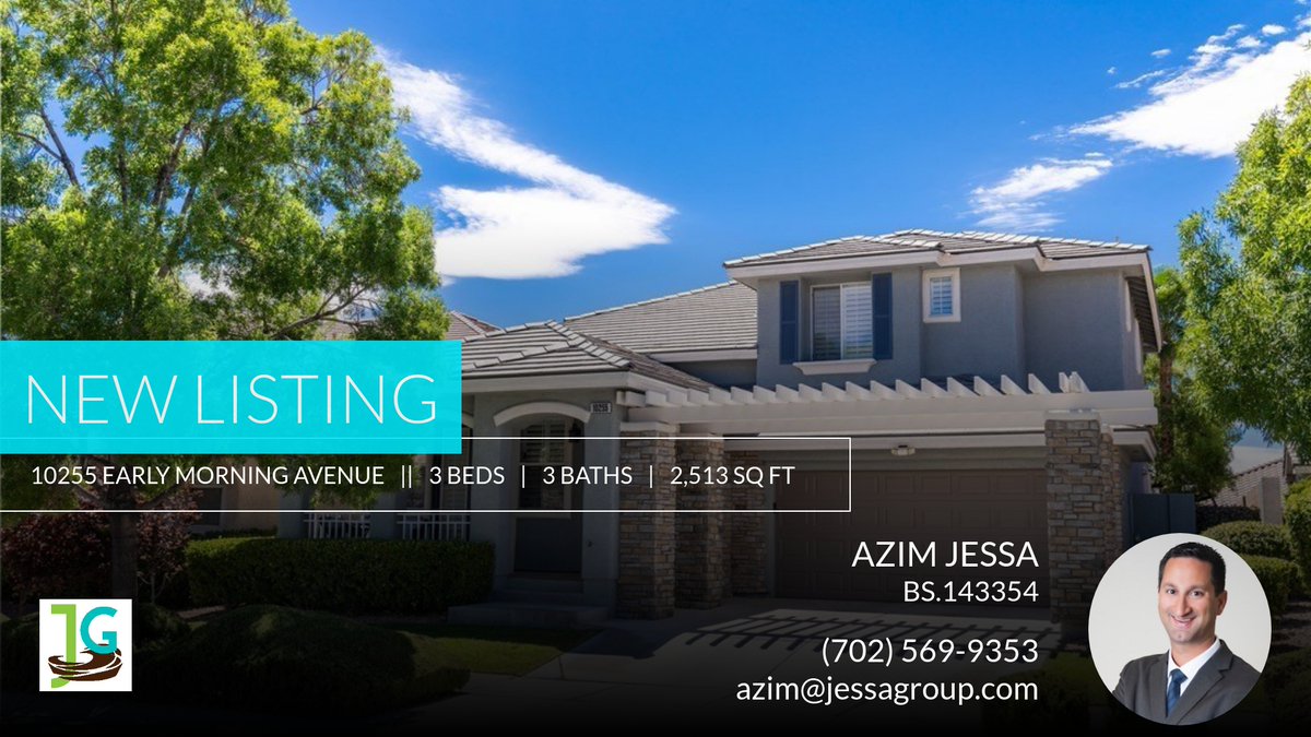 📍 New Listing 📍 Take a look at this fantastic new property that just hit the market located at 10255 Early Morning Avenue in Las Vegas. Reach out here or at (702) 569-9353 for more information

License# BS.143354 homeforsale.at/10255_EARLY_MO…