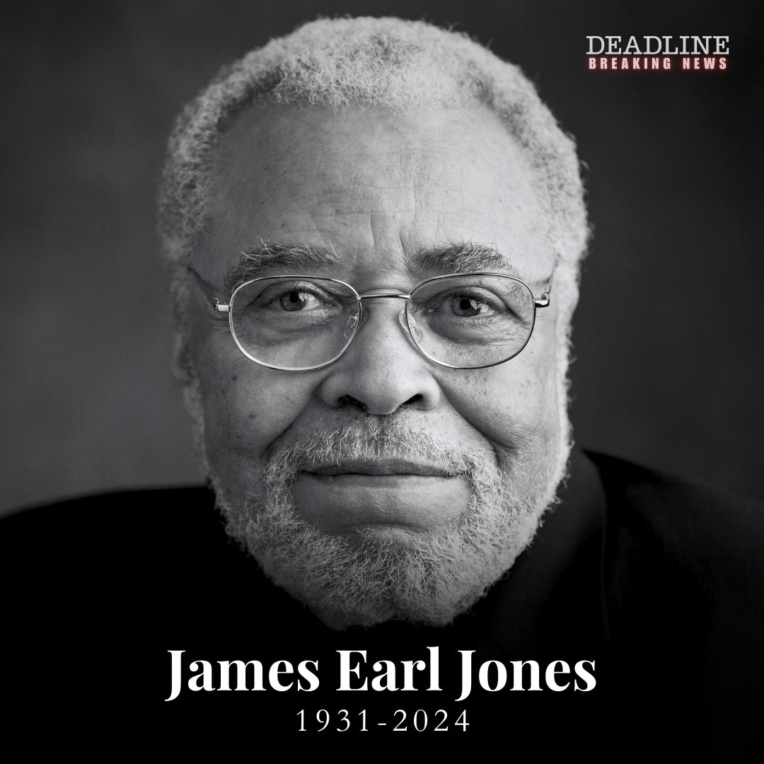 DEADLINE's tweet photo. Widely regarded as the one of the world great stage and screen actors Jones is one of the few entertainers to have won the EGOT (Emmy, Grammy, Oscar, Tony). Jones has received two Primetime Emmy Awards, a Grammy Award and three Tony Awards and was presented with the Honorary Academy Award.

Read More: https://t.co/VjrauNW1E9