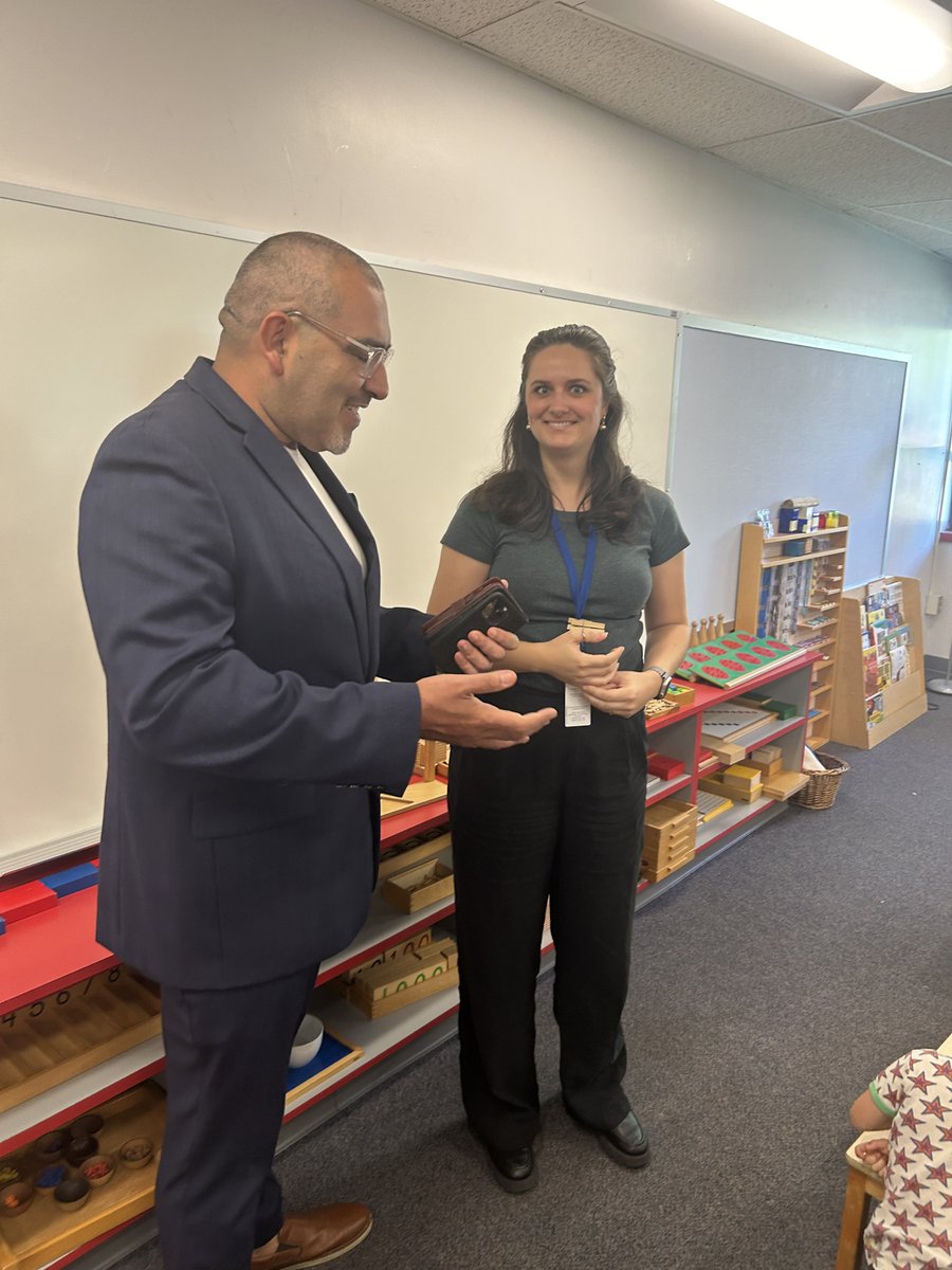 It was wonderful exploring learning with students at <a href="/MPSArlington/">Montessori Public School of Arlington</a> today! I had the chance to welcome two new teachers, Ms. Wills and Ms. Austin, and see students in Ms. Lopatkiewicz’s class dive into line plots. So much exciting growth happening here! #APSisAwesome