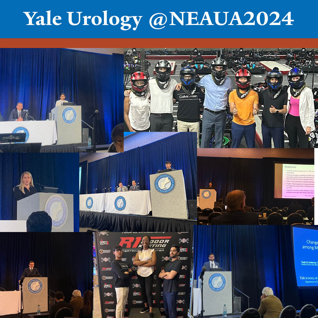 Yale Urology (@yale_urology) on Twitter photo And that's a wrap for #NEAUA2024.
Here are some photo highlights of our residents, faculty, and research associates at the conference.
See you in #Boston in 2025.
<a href="/YaleMed/">Yale School of Medicine</a> | <a href="/NewEngland_AUA/">New England Section of the AUA</a> And that's a wrap for #NEAUA2024.
Here are some photo highlights of our residents, faculty, and research associates at the conference.
See you in #Boston in 2025.
<a href="/YaleMed/">Yale School of Medicine</a> | <a href="/NewEngland_AUA/">New England Section of the AUA</a>