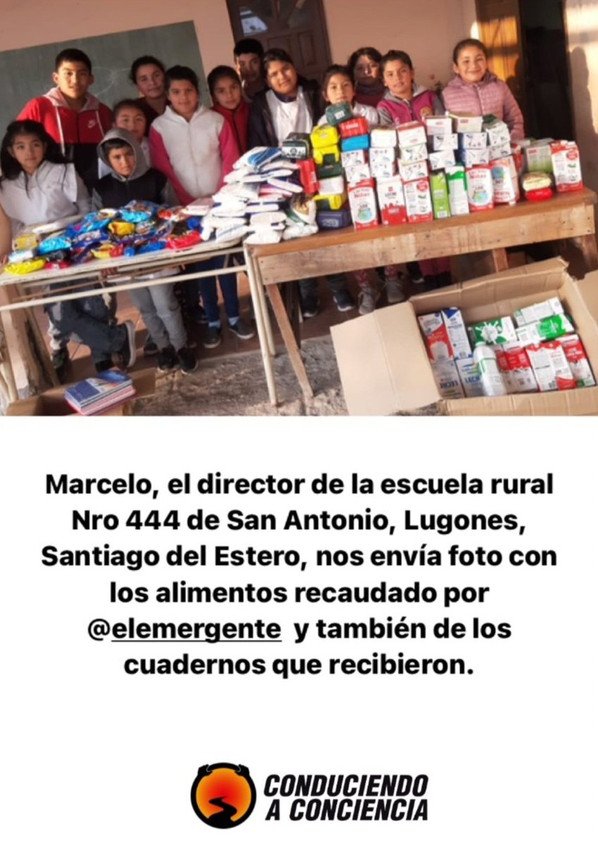 El destino de tus donaciones!
Santiago del Estero😄