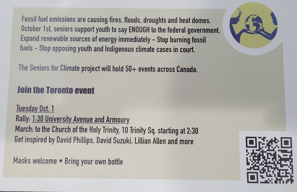 Thank you @ClimateSeniors for your presentation this morning.