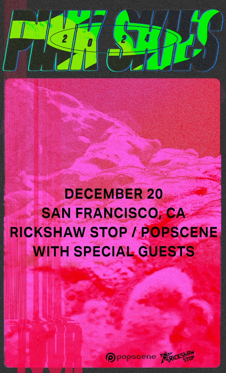 rickshawstopsf's tweet image. 🌷NEW SHOW ANNOUNCE🌷

Dream-pop act @pinkskiesmusic takes our stage on December 20th with special guests TBA. @popscenesf co-pro🖤

8 pm doors
$15 adv / $20 doors
all ages

#rickshawstop #pinkskies #popscene #bayareamusic