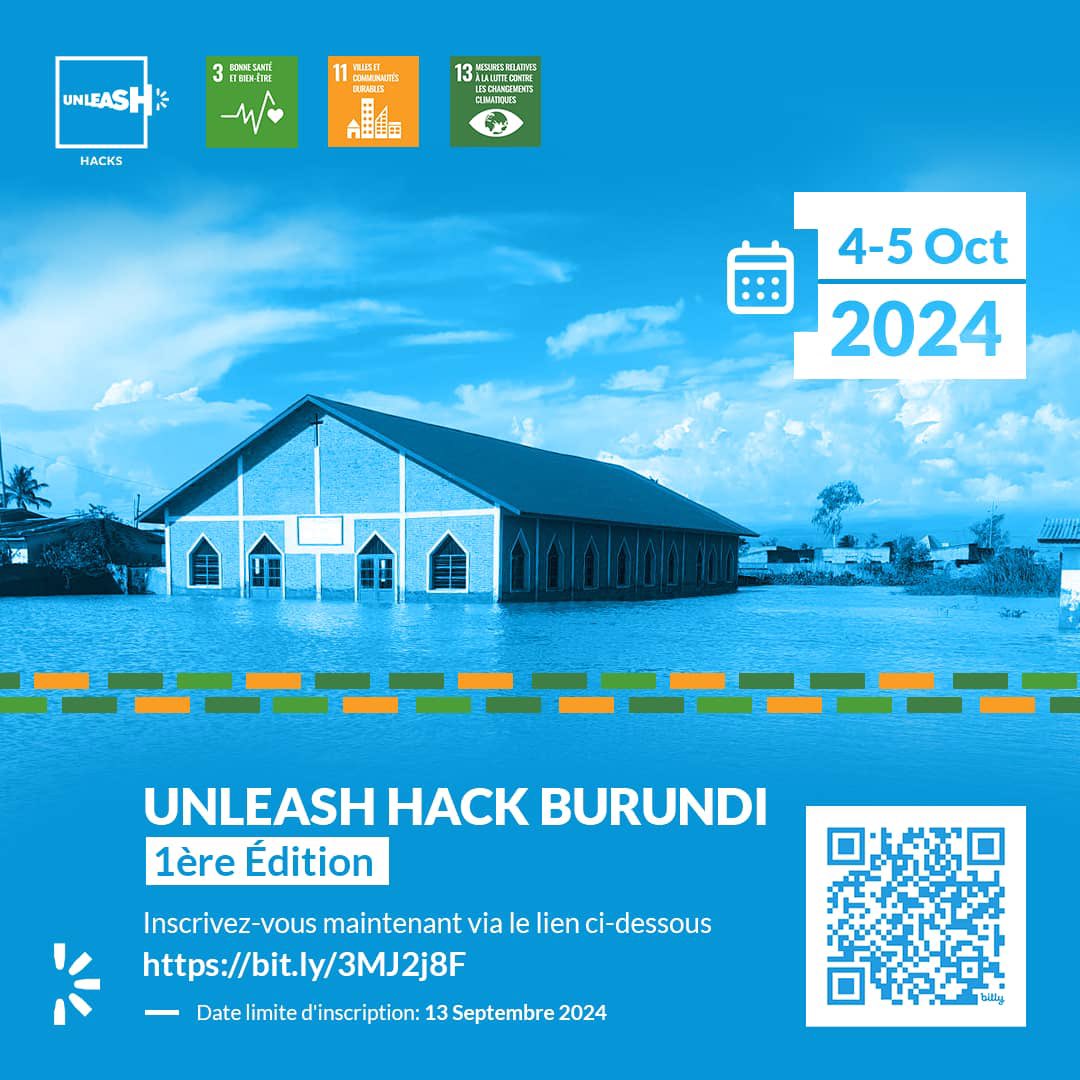 Les Jeunes 🗣️🗣️🗣️ une Opportunité

  UNLEASH est une plateforme internationale qui permet aux jeunes de créer des solutions, de devenir des leaders et de faire du réseautage pour atteindre les Objectifs de Développement Durable (ODD).

Pour sa toute première édition au Burundi